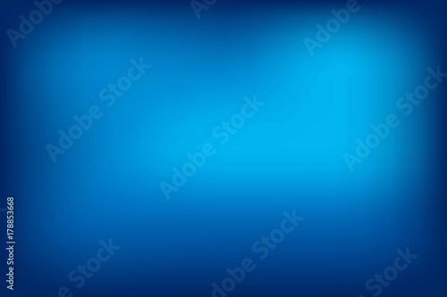 Abstract blue blur color gradient background for graphic design. Vector illustration.