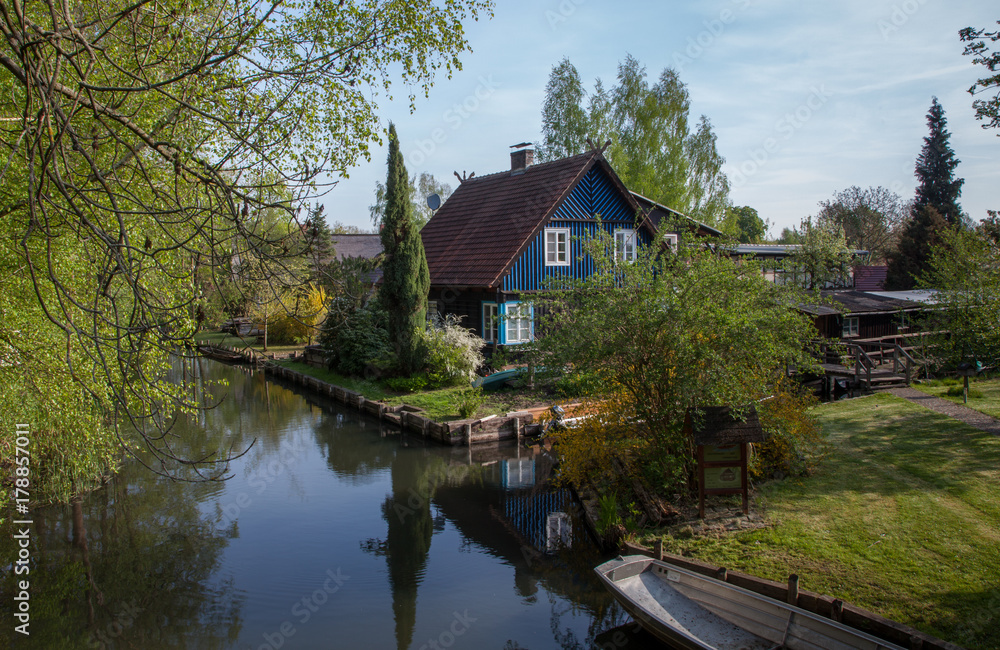 Obraz premium Spreewaldhäuser