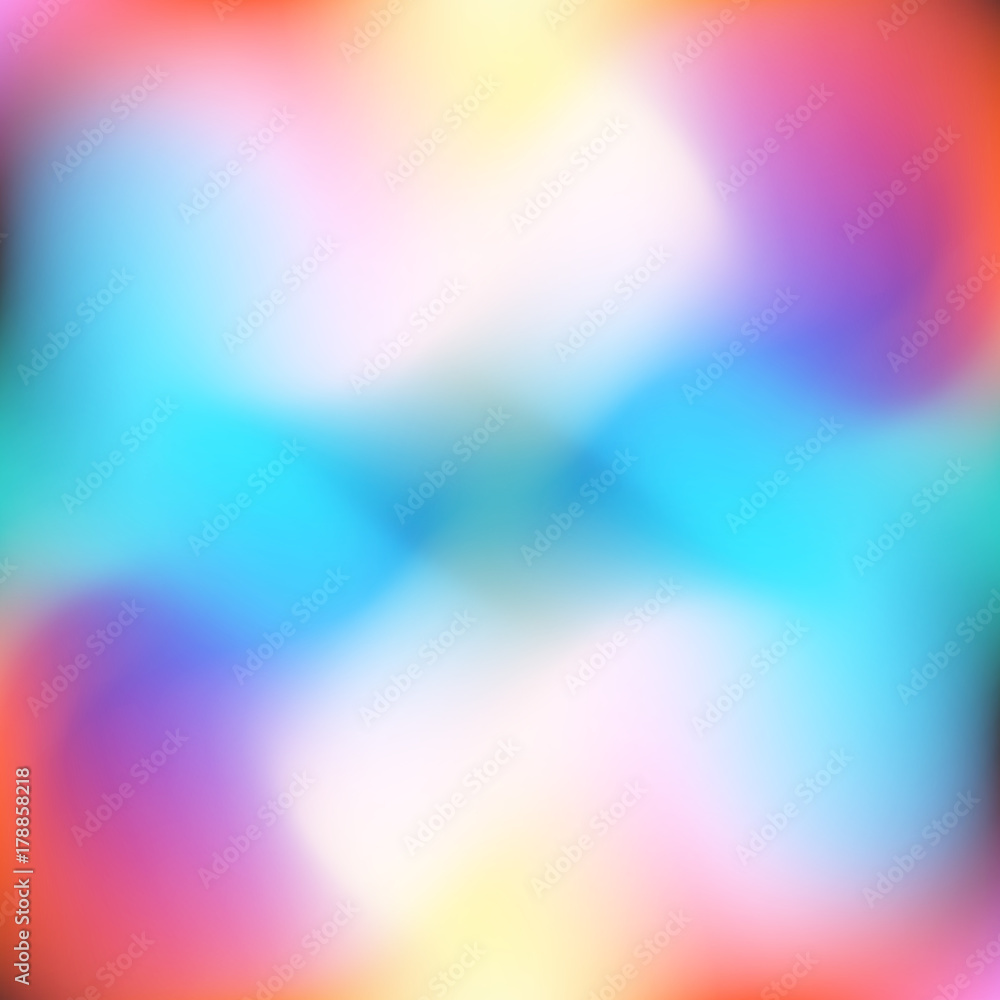 Abstract background of blurry color spots. For liquids and gases.