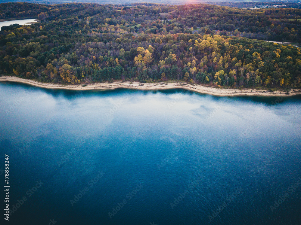 Aerial Landscape of Lebanon New Jersey