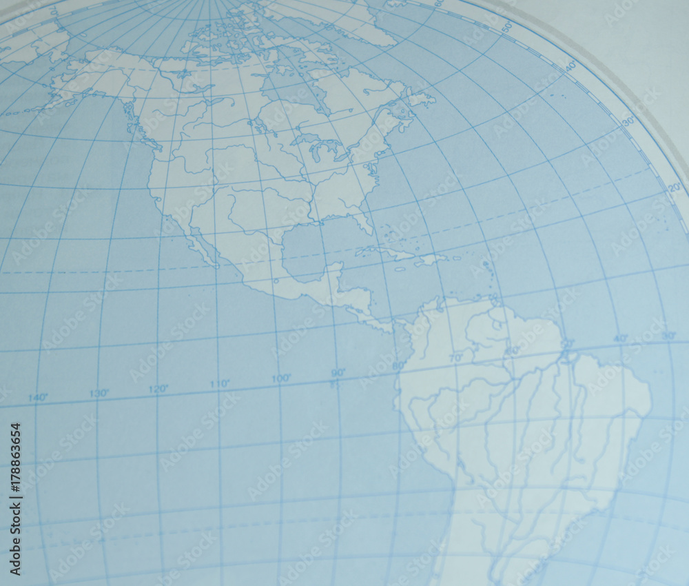 contour map, north america contour map, north america