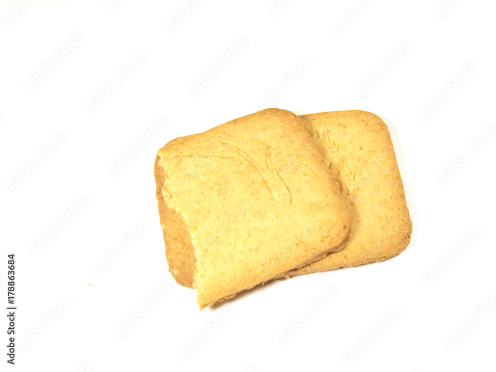 cracker on white background cracker on white background