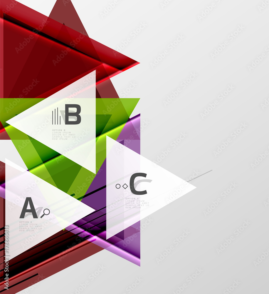 Colorful abstract shapes background Colorful abstract shapes background