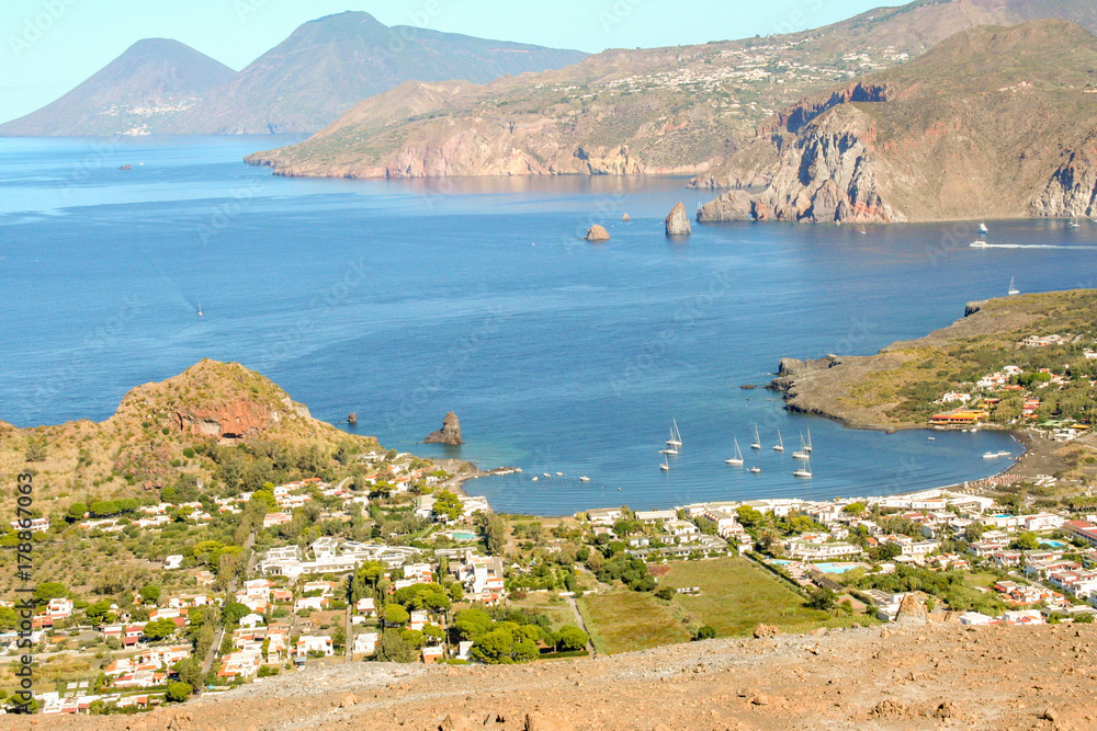 Naklejka premium wyspy liparyjskie