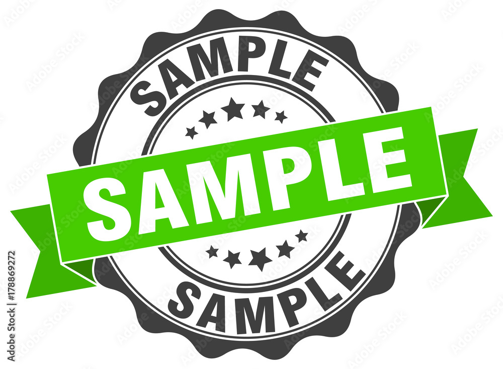 Obraz premium sample stamp. sign. seal
