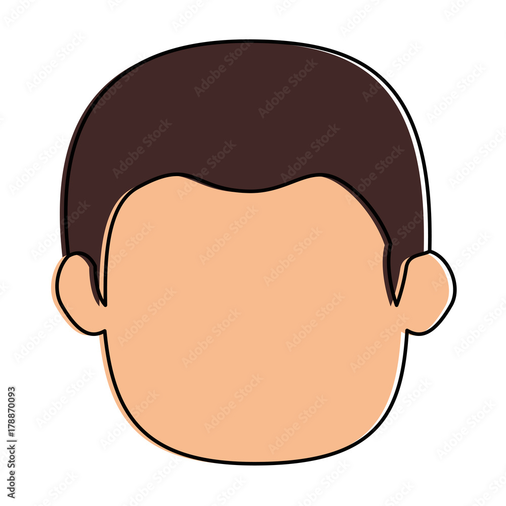 young man head avatar character vector illustration design young man head avatar character vector illustration design