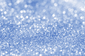Blue bright festive background for Christmas