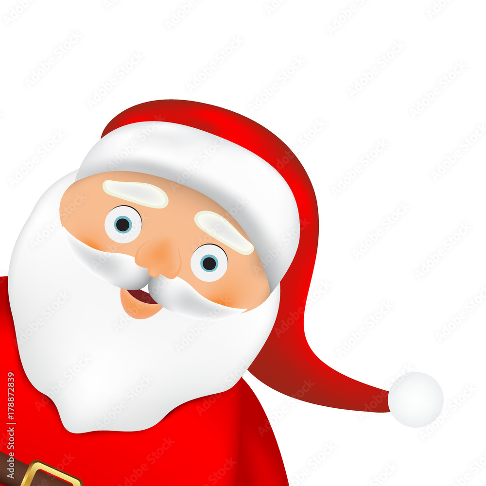 Santa Claus on a white background Santa Claus on a white background