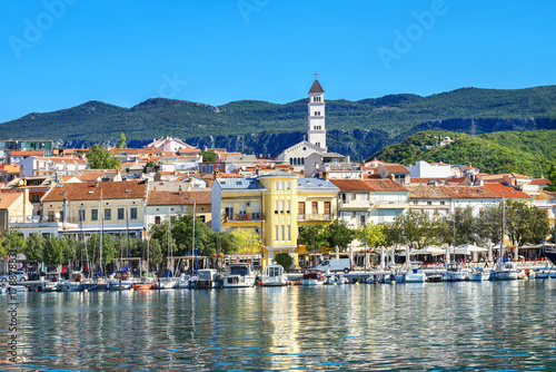 Obraz na płótnie Resort town Crikvenica. Istria, Croatia w salonie