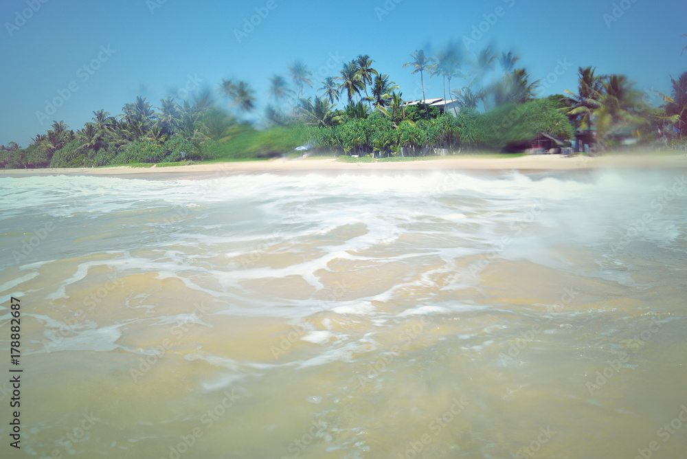 Ocean Wave. View from in the Water. Ocean Wave. View from in the Water.
