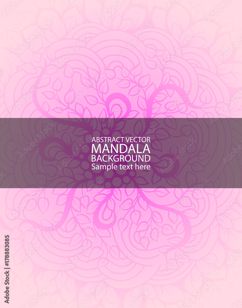 Mandala simple thin line stylish background. Ornamental vector backdrop for cards, invitations, banner, templates and wallpapers Mandala simple thin line stylish background. Ornamental vector backdrop for cards, invitations, banner, templates and wallpapers