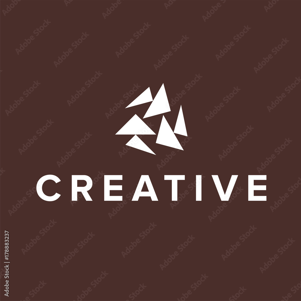 Triangle logo vector Triangle logo vector