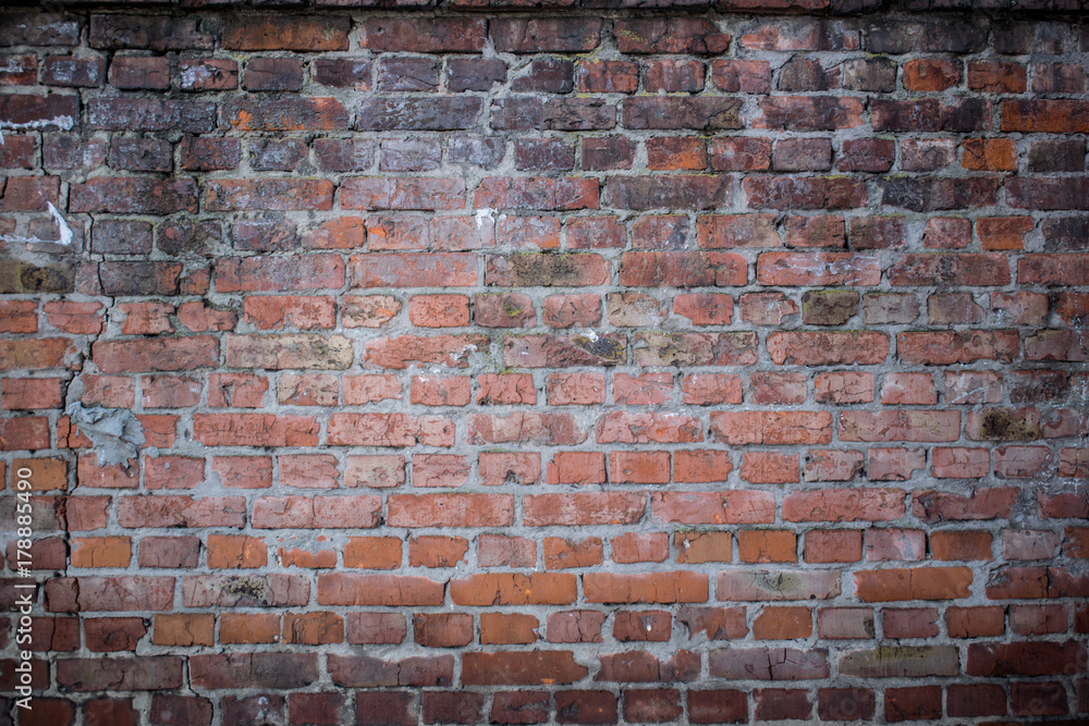 Naklejka premium Old brick wall
