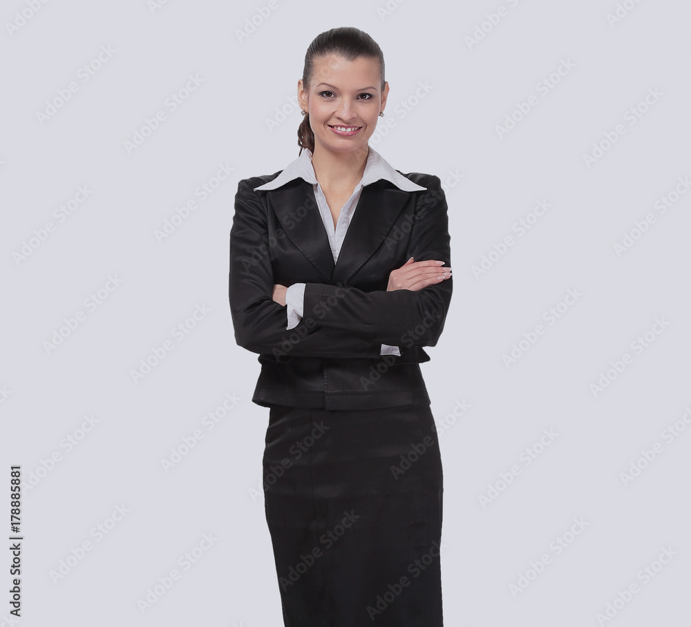 Portrait of businesswoman isolated on white background Portrait of businesswoman isolated on white background