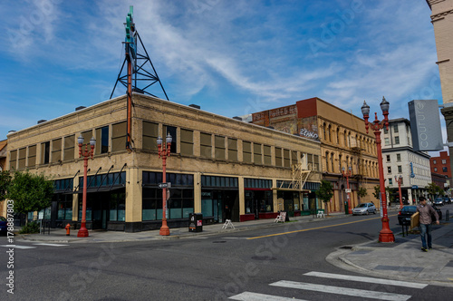 Portland City view in Oregon United States of America photo