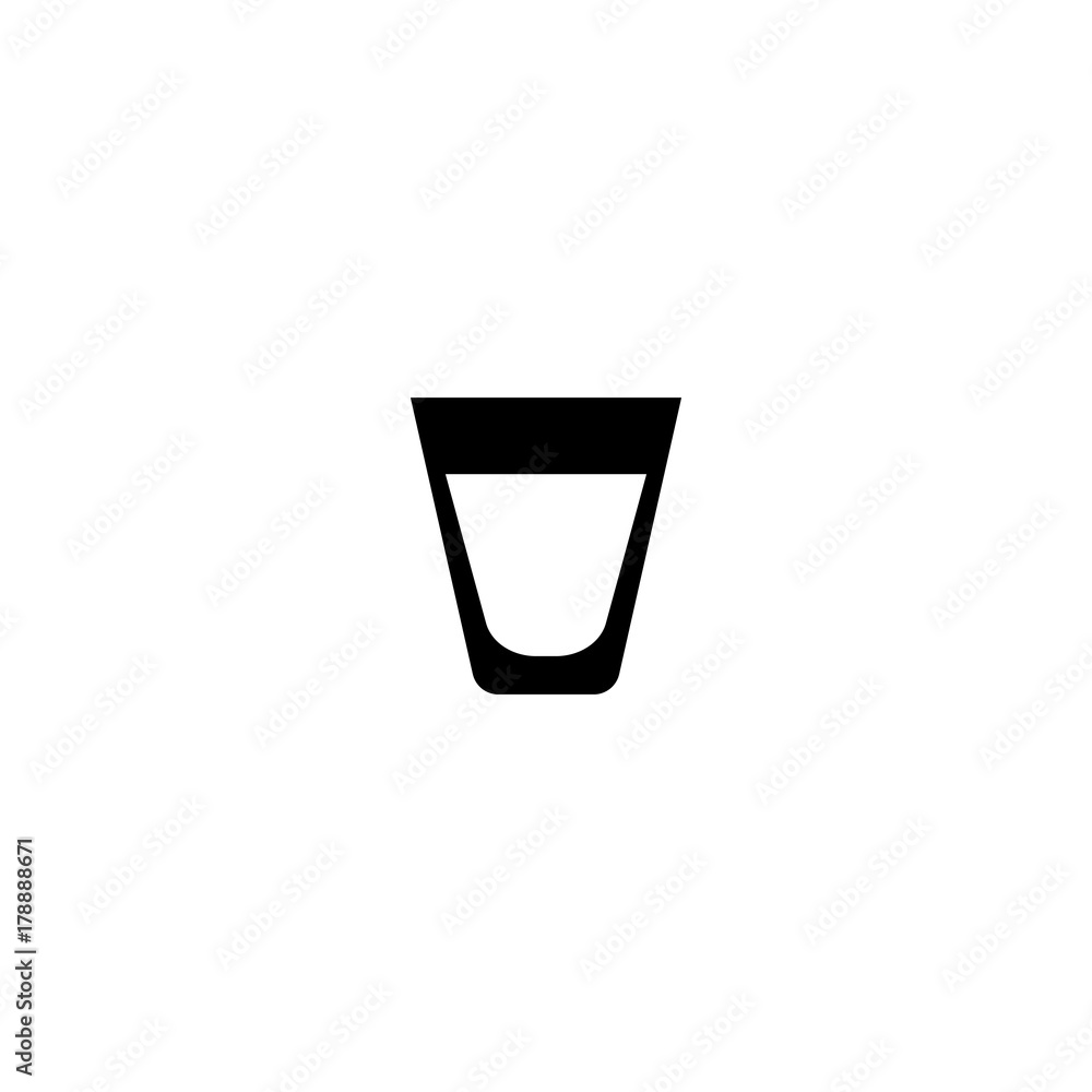 Whiskey. Scotch Glass Icon Whiskey. Scotch Glass Icon