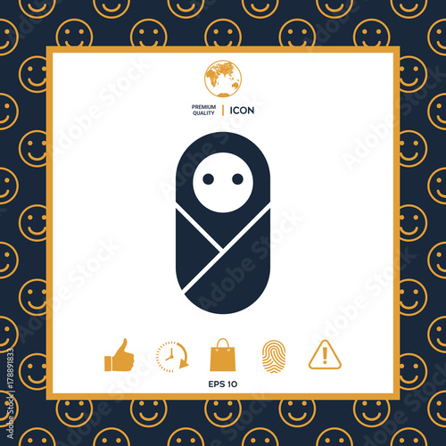 Infant, neonate, newborn icon