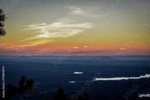 Smith Mountain lake sunset
