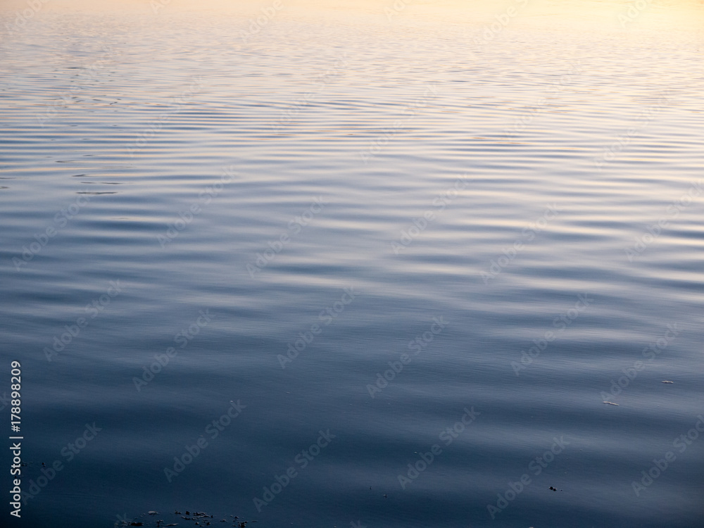 Obraz premium water surface blue ripple wave textures ocean