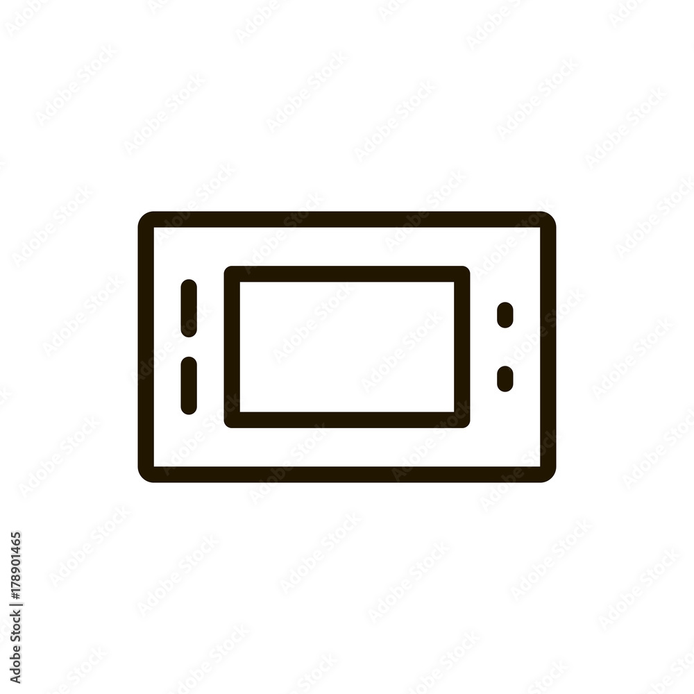 Game console flat icon Game console flat icon