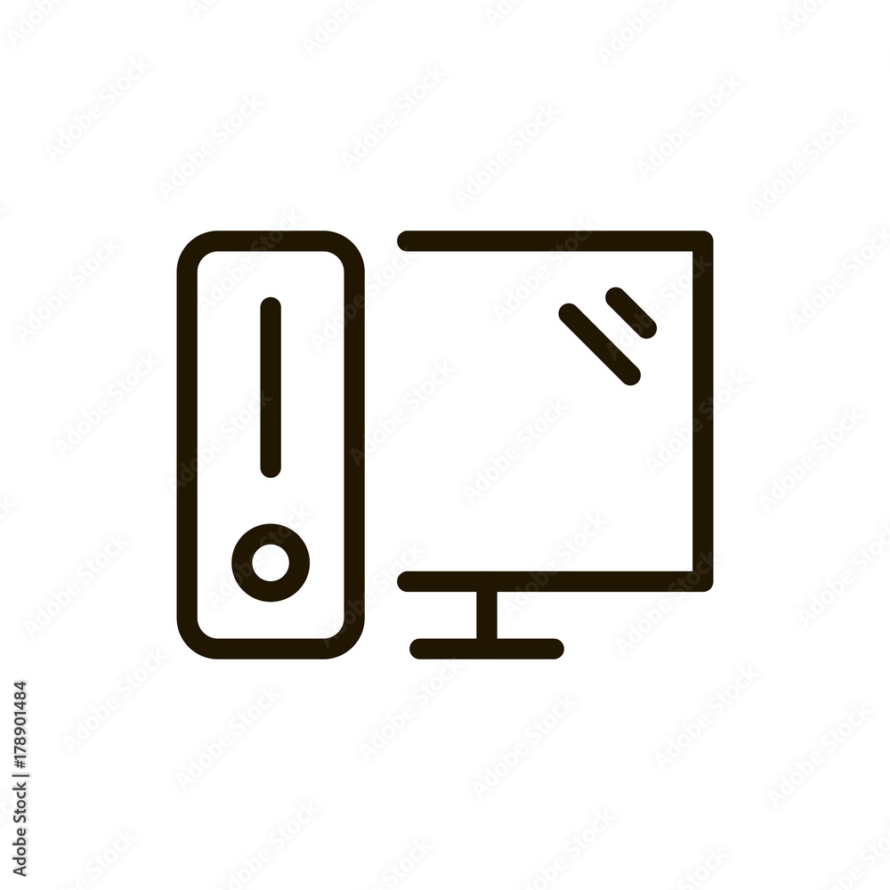 Game console flat icon