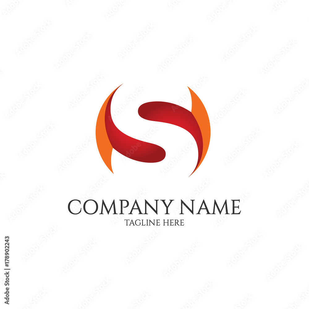 S Logo Vector Template Design