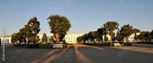 Circus in Putbus auf Rügen in der Abendsonne, Panorama photo