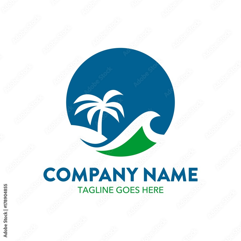 water park logo. vector. editable. water park logo. vector. editable.