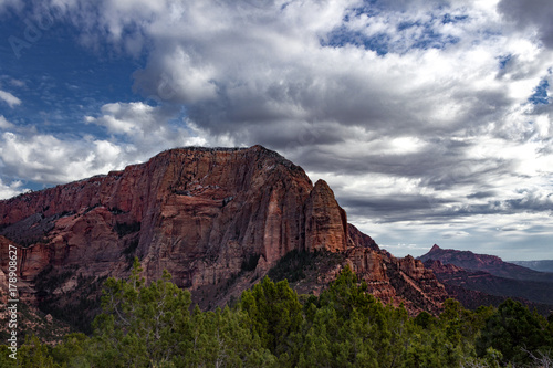 Kolob Canyons, part of Zion Nation Park, just after a storm.