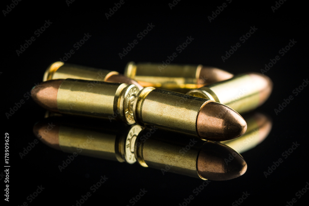 9mm pistol bullets.