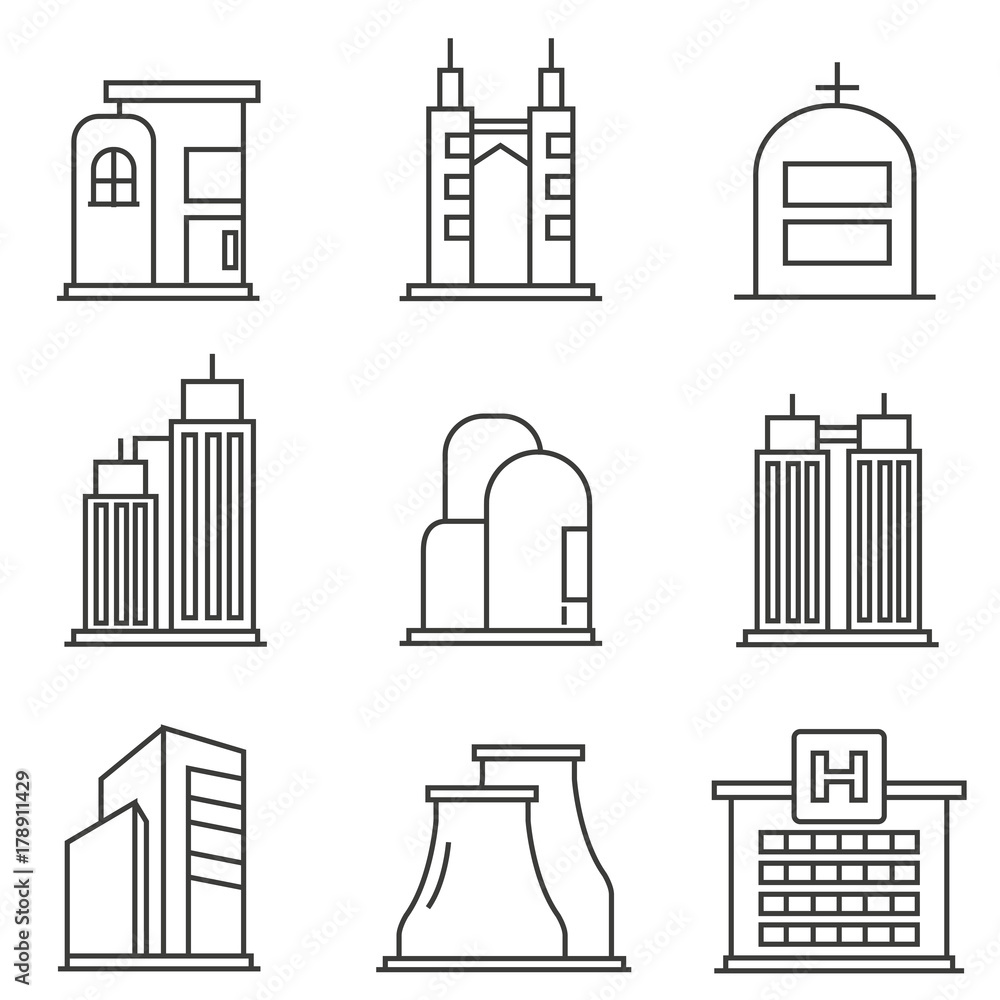 building icons 
