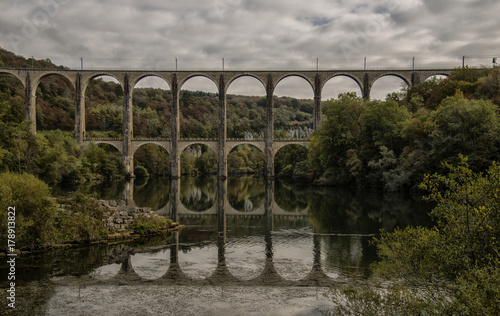 Viaduc de Cize-Bolozon, Ain, France photo