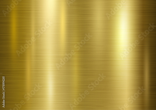 Gold metal texture background vector illustration