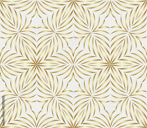 geometric golden pattern