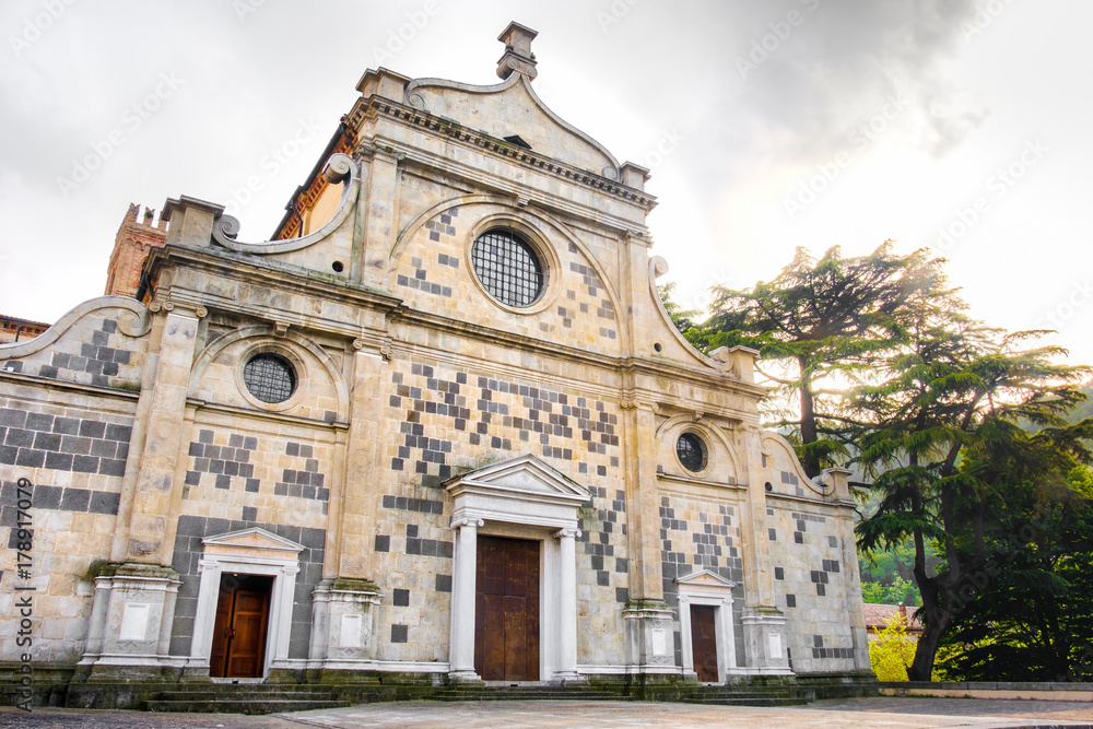 Abbazia di Praglia  facade (Praglia Abbey)  Euganean Hills - Padua  (Colli Euganei - Padova)- Italy