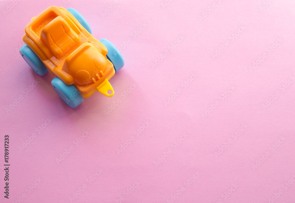 Fototapeta premium Plastic car toys