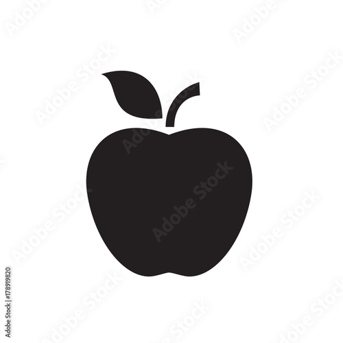 Fotobehang apple icon illustration