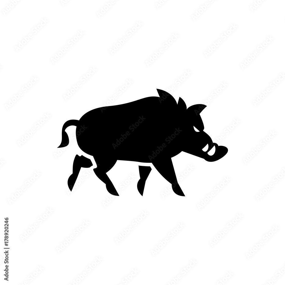 hog icon illustration hog icon illustration
