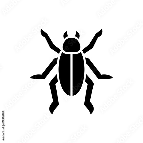 beetle icon illustration
