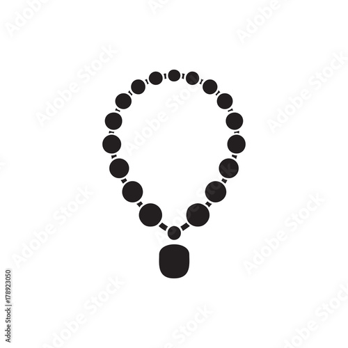 necklace icon illustration