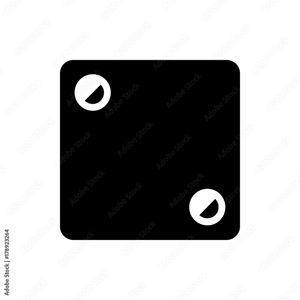 Dice icon illustration