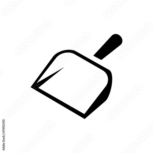 dustpan icon illustration