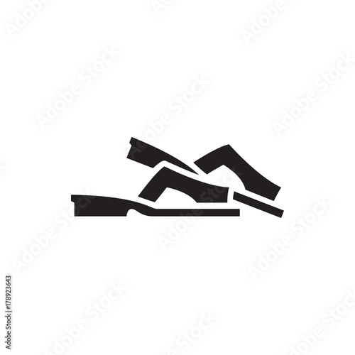 Wallpaper Mural slippers icon illustration Torontodigital.ca