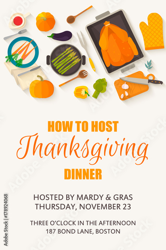 Thanksgiving Dinner Card