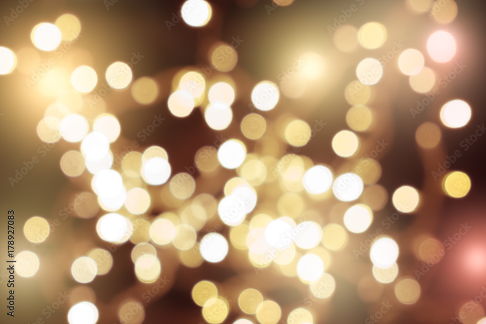 Fototapeta premium Bokeh fairy light background