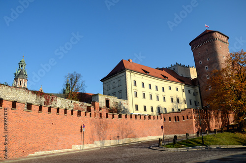 The castle in Krakow, Poland (Wawel)