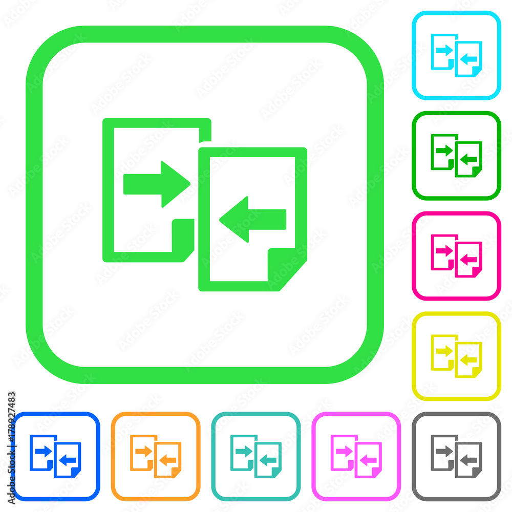 Share documents vivid colored flat icons icons Share documents vivid colored flat icons icons