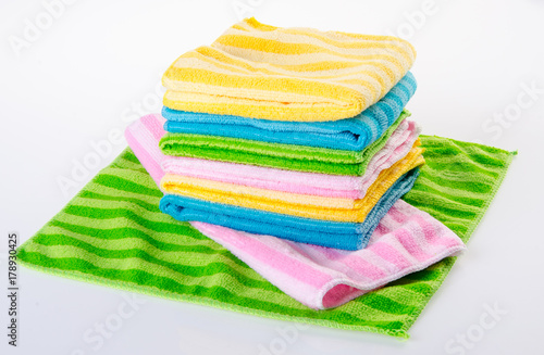 towel on a white background