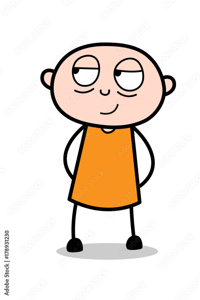 Comic Robber Slightly Smiling Face Vector Comic Robber Slightly Smiling Face Vector