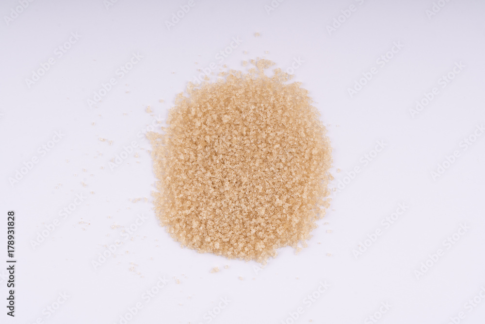 cane sugar on a white background cane sugar on a white background